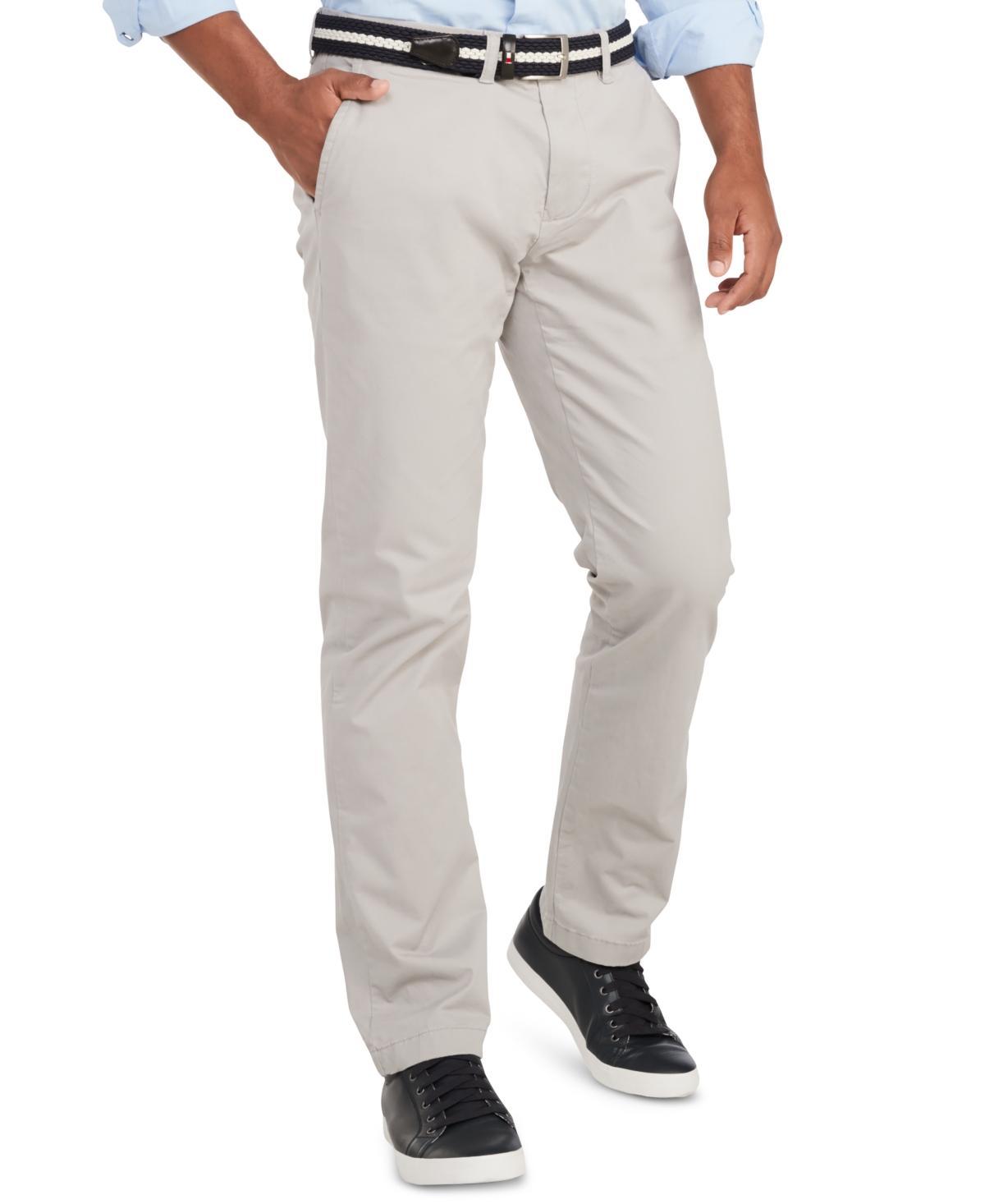 Men's Tommy Hilfiger Custom-Fit Chino Pants, Size: 38 X 32, Sand Green Product Image