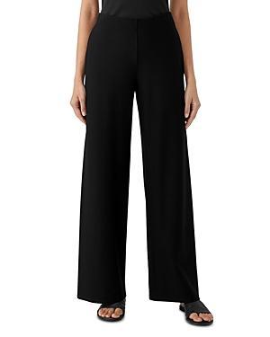Eileen Fisher High-Waisted Wide Full Length Pants Women's Clothing Product Image