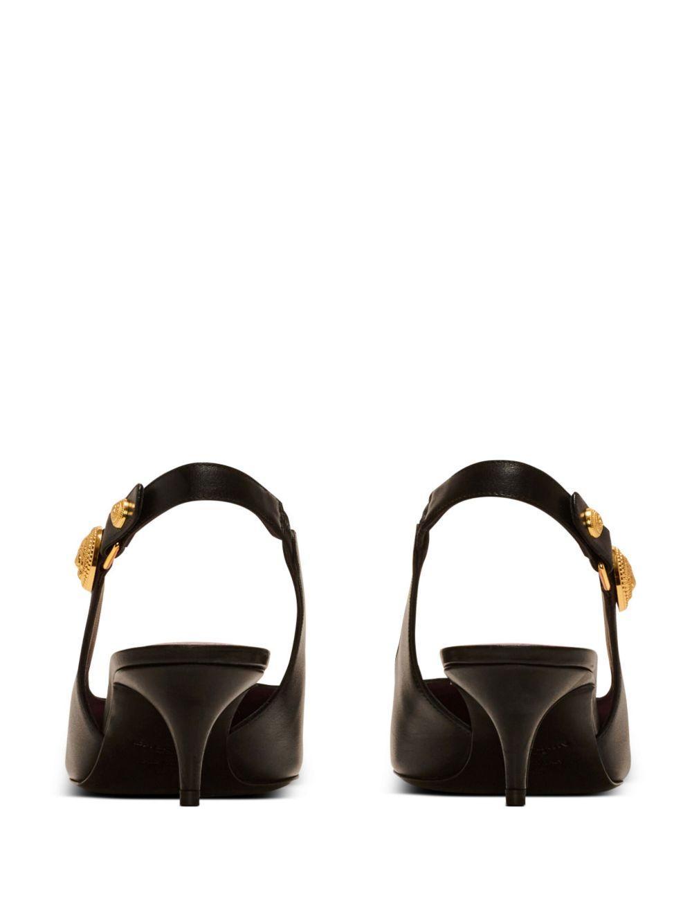 Eva 50mm leather slingback pumps Product Image