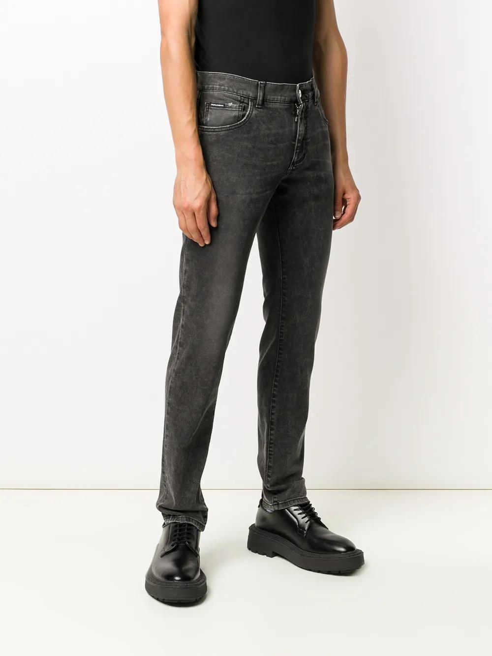 logo-appliqué slim-cut jeans Product Image