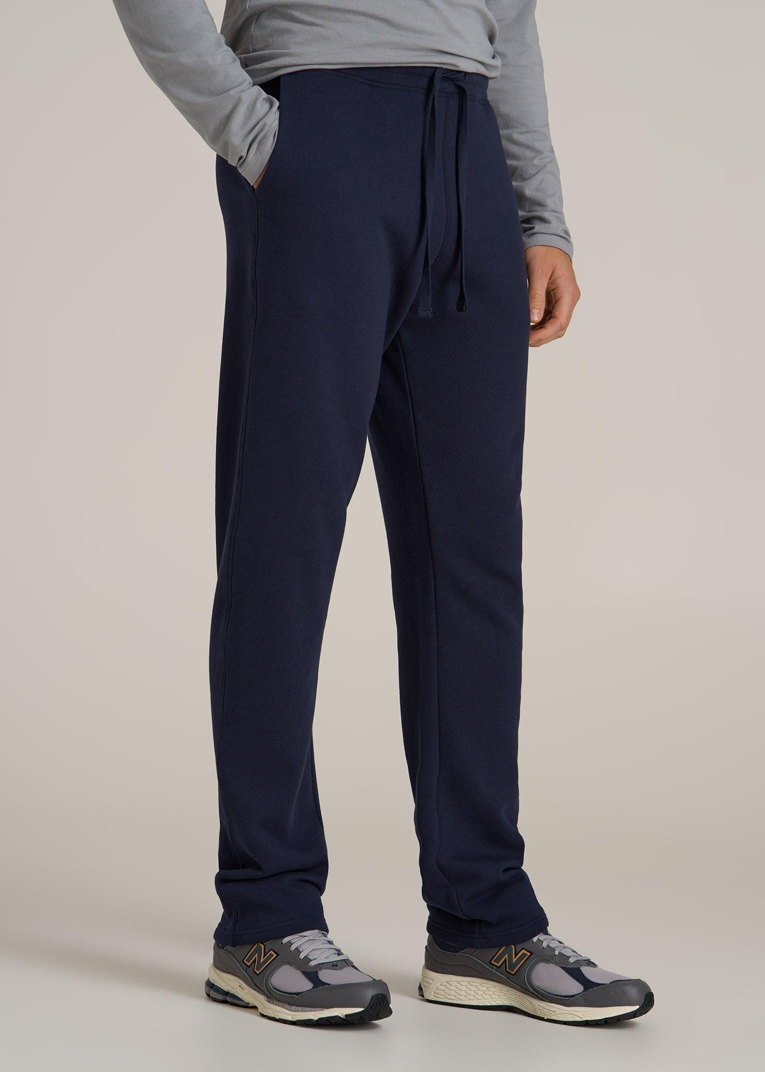 Wearever 2.0 Fleece Straight Leg Sweatpants for Tall Men in Evening Blue Product Image