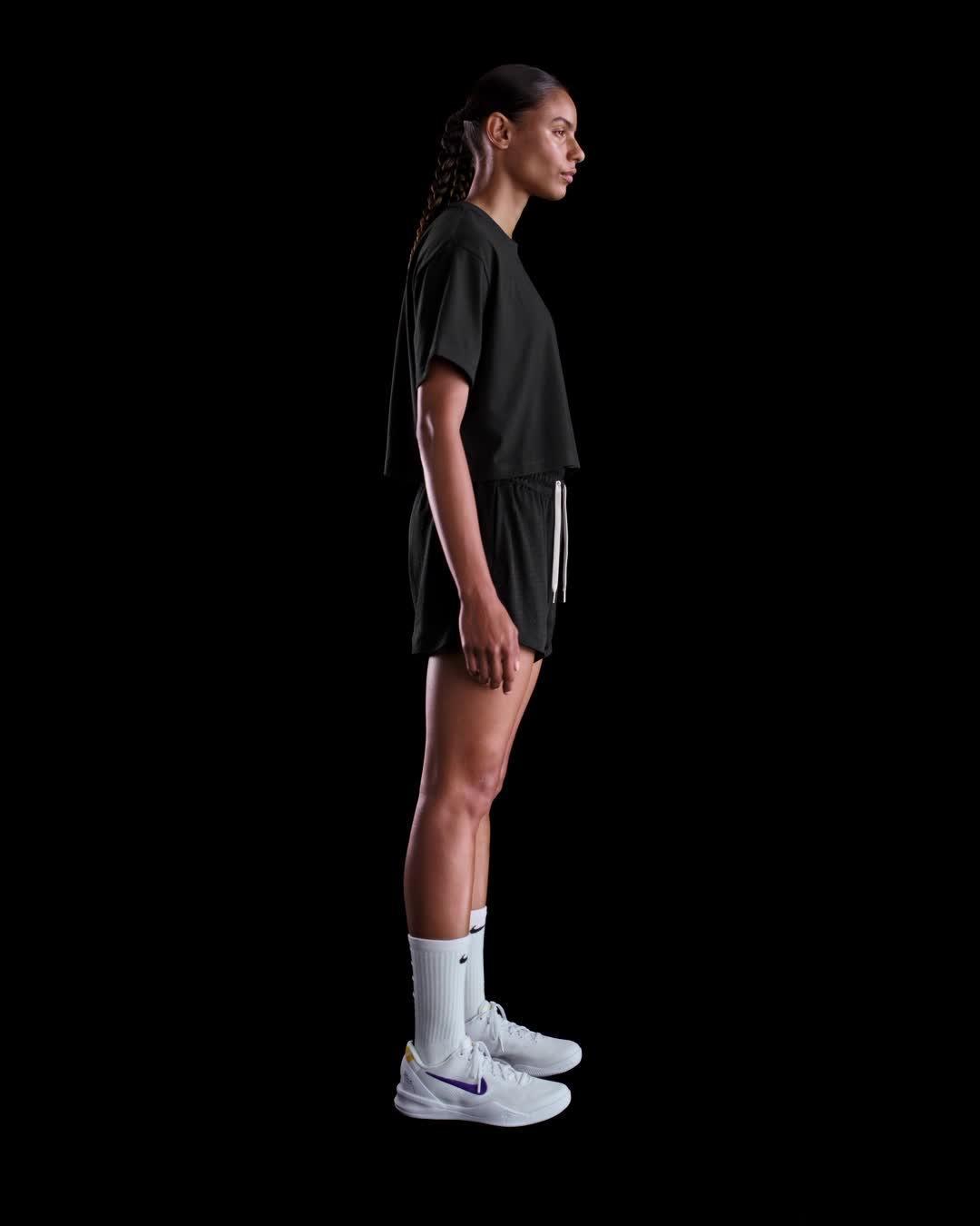 Kobe Women's Dri-FIT Cropped Basketball T-Shirt Product Image