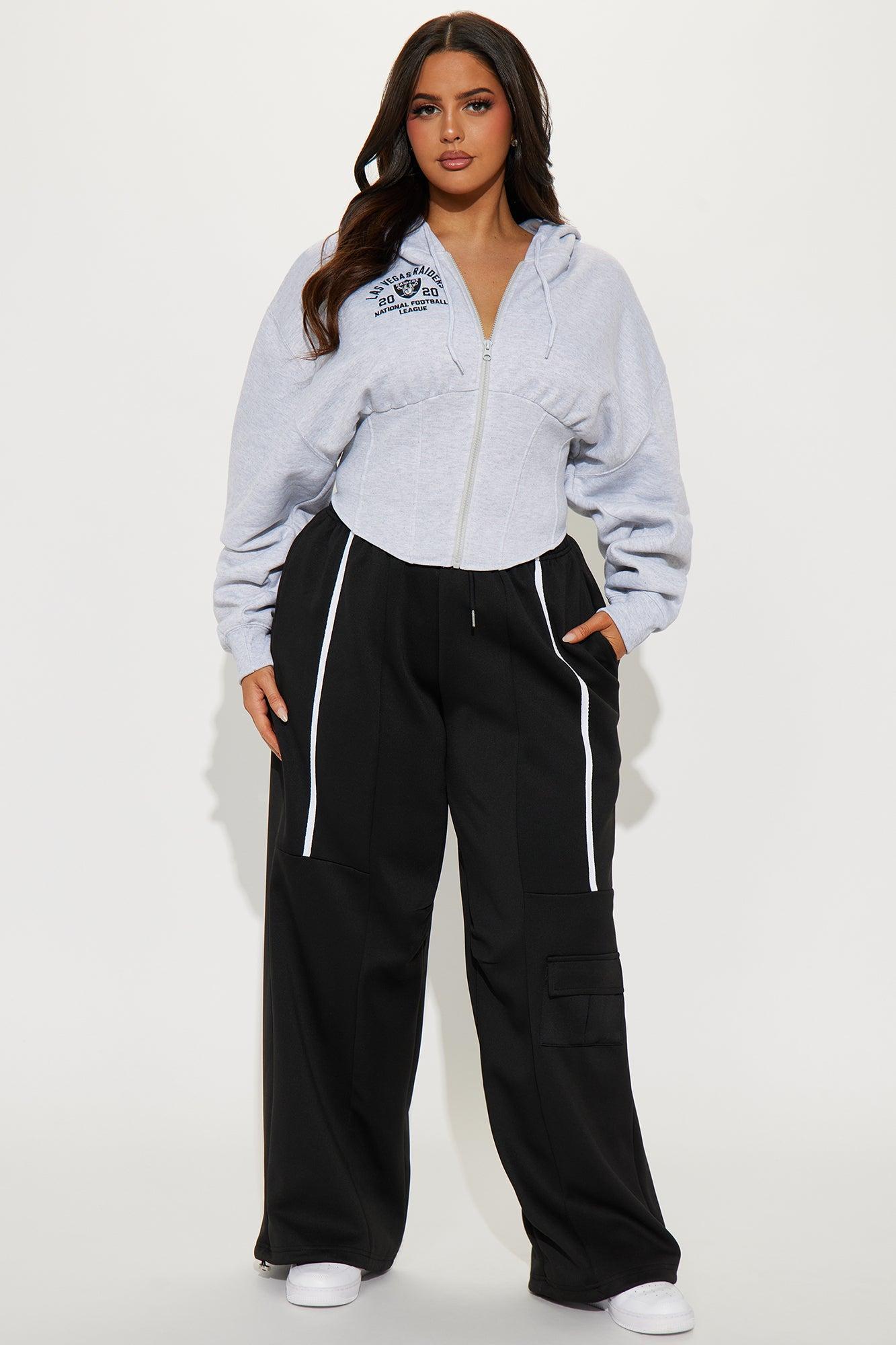 Always A Raider Corset Hoodie - Heather Grey Female Product Image