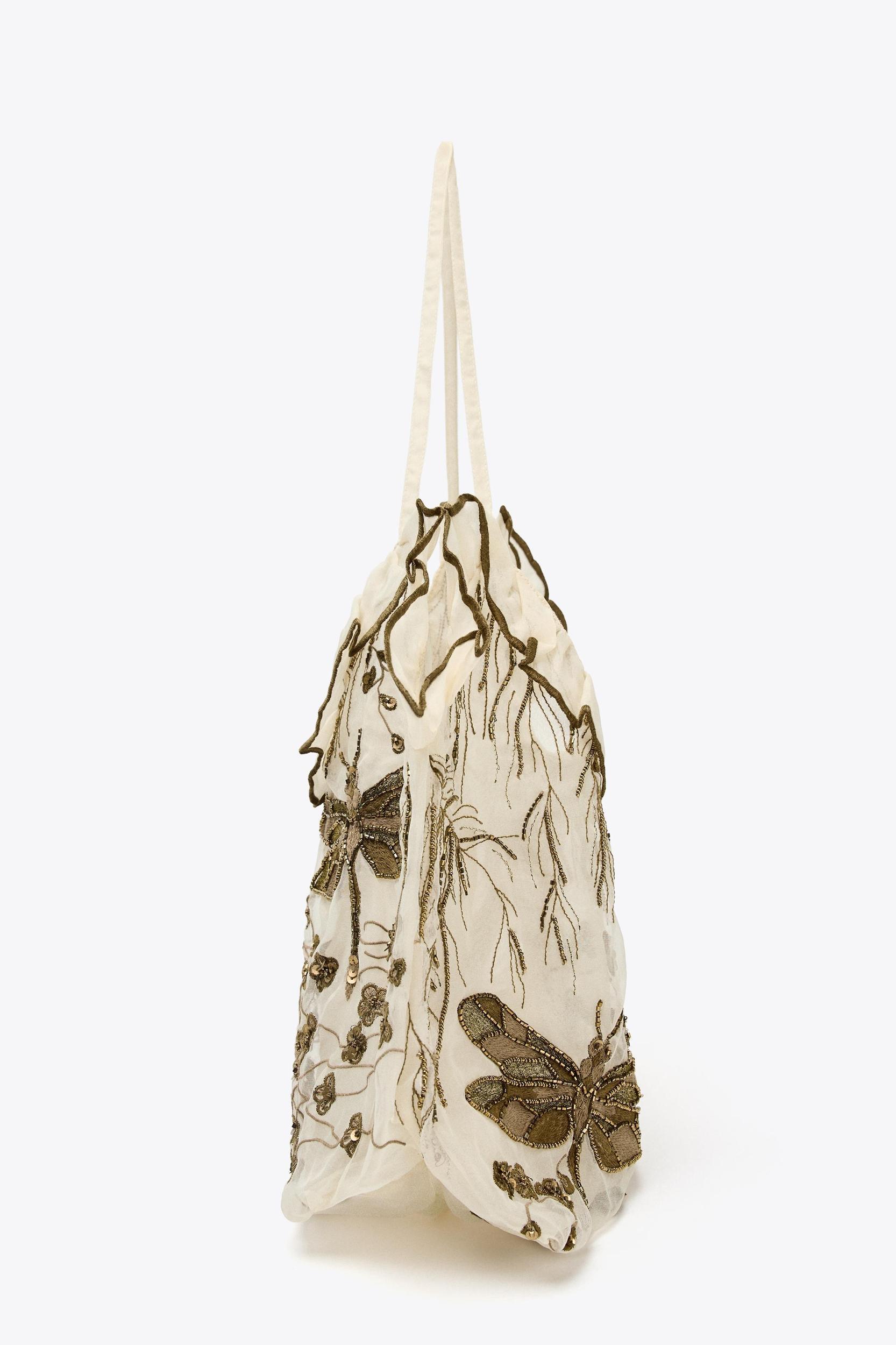 EMBROIDERED DETAIL SHOPPER Product Image