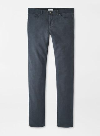 Peter Millar Mens Coastline Five-Pocket Pant | Color: Iron | Size: 36 Product Image