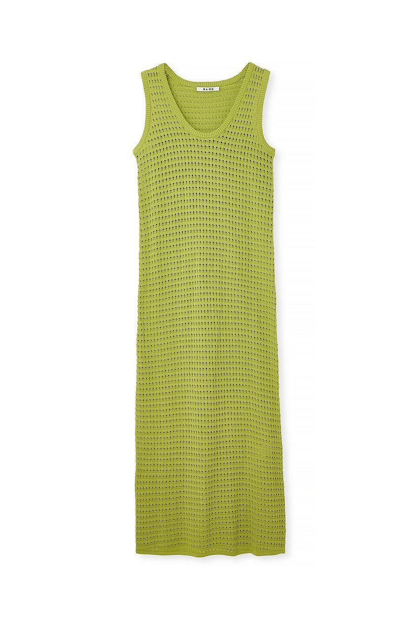 Knitted Crochet Midi Dress Product Image
