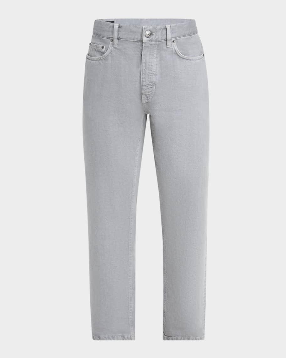Mens 5-Pocket Denim Pants Product Image