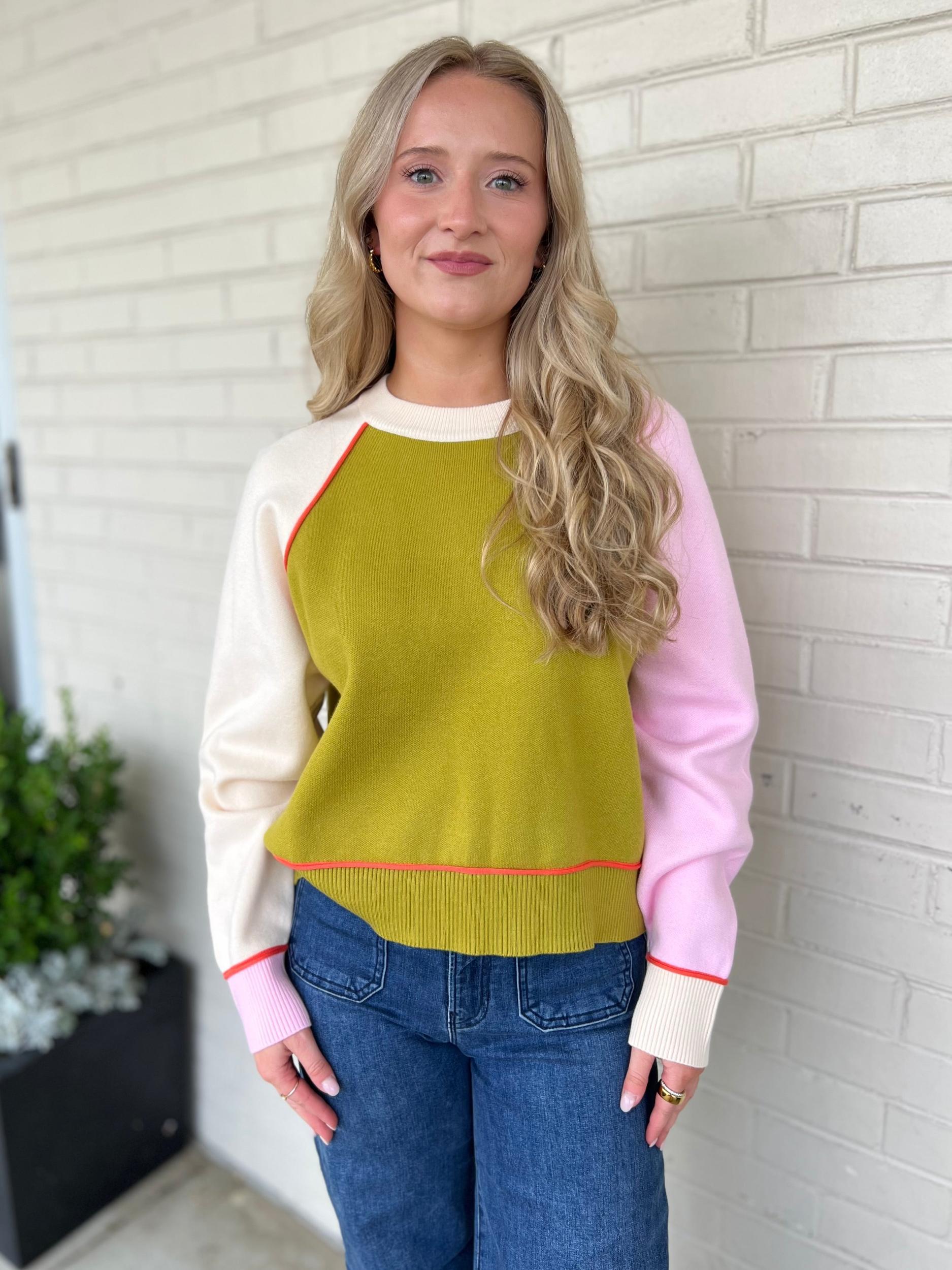 Lizzie Colorblock Sweater Product Image
