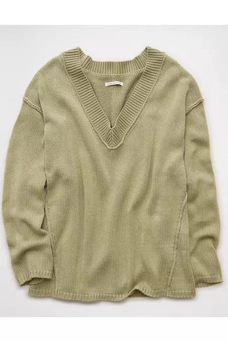AE Big Hug V-Neck Sweater Women's Product Image