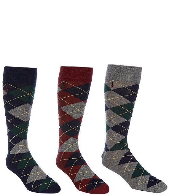 Polo Ralph Lauren Big & Tall Super-Soft Dress Socks 3-Pack Product Image