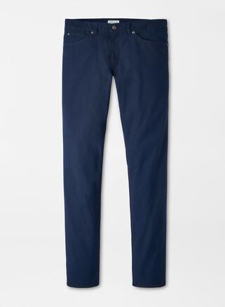 Peter Millar Mens Crown Comfort Five-Pocket Pant | Color: Washed Navy | Size: 36 Product Image