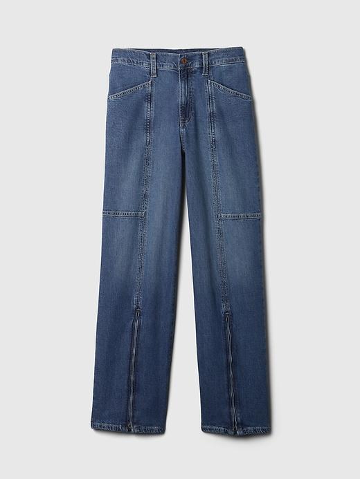 Mid Rise Corduroy '90s Loose Cargo Pants Product Image