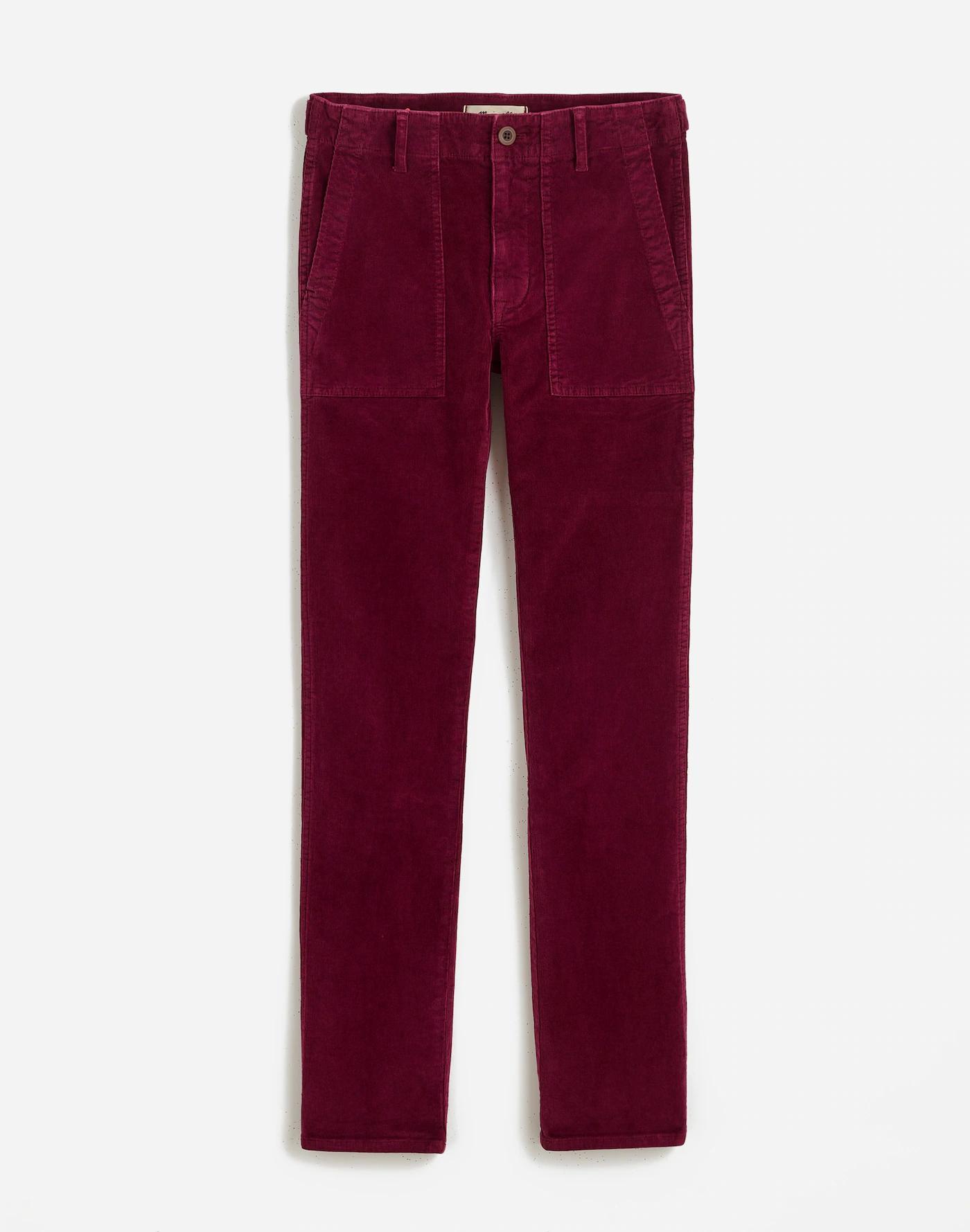The Tall Slim Straight Trouser Pant in Garment Dye Corduroy Product Image