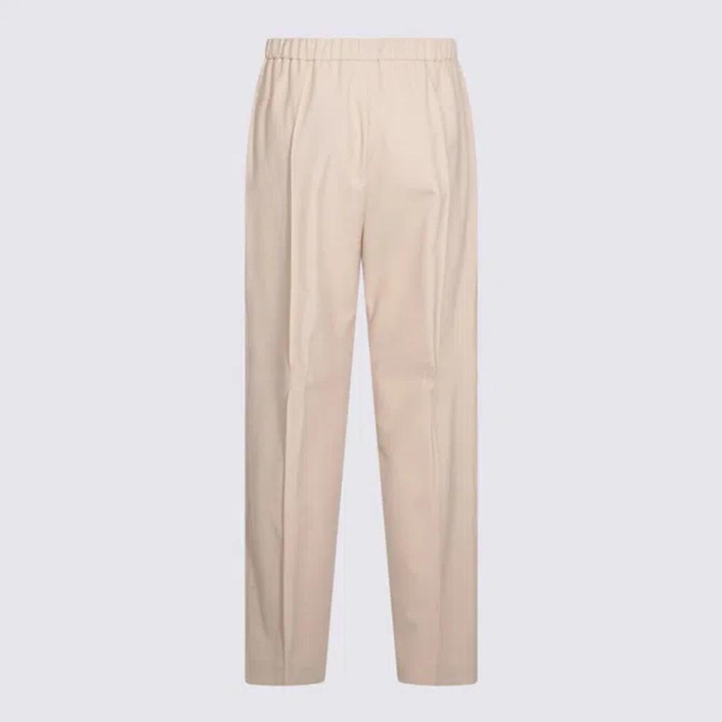 FABIANA FILIPPI Beige Pants In Powder Product Image