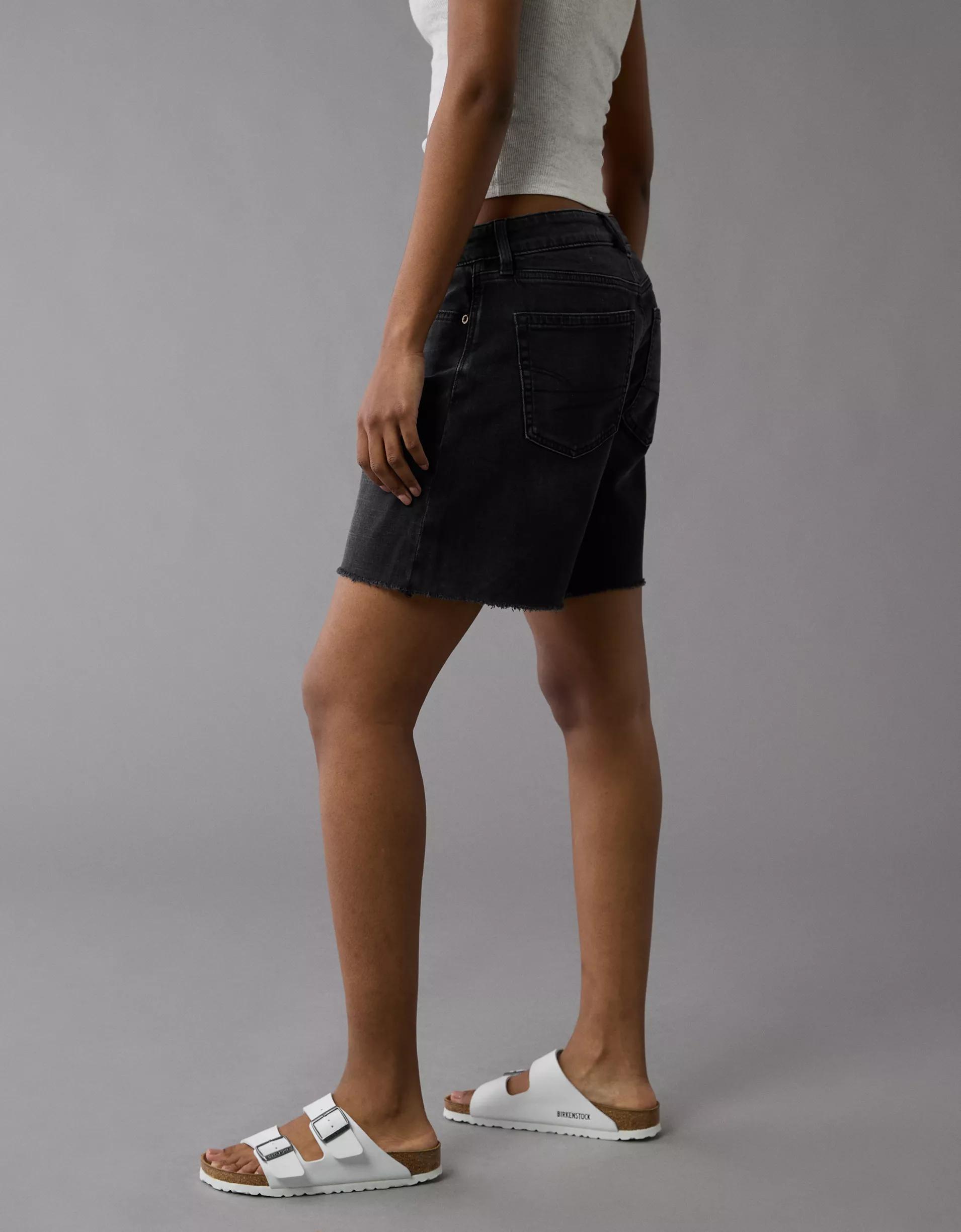 AE 8" Dreamy Drape Stretch Low-Rise Baggy Jort Product Image