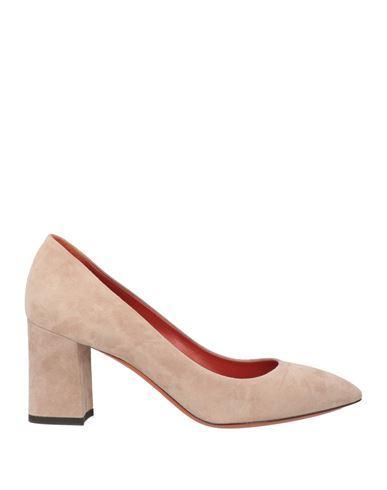 SANTONI Woman Pumps Beige Size 6 Soft Leather Product Image