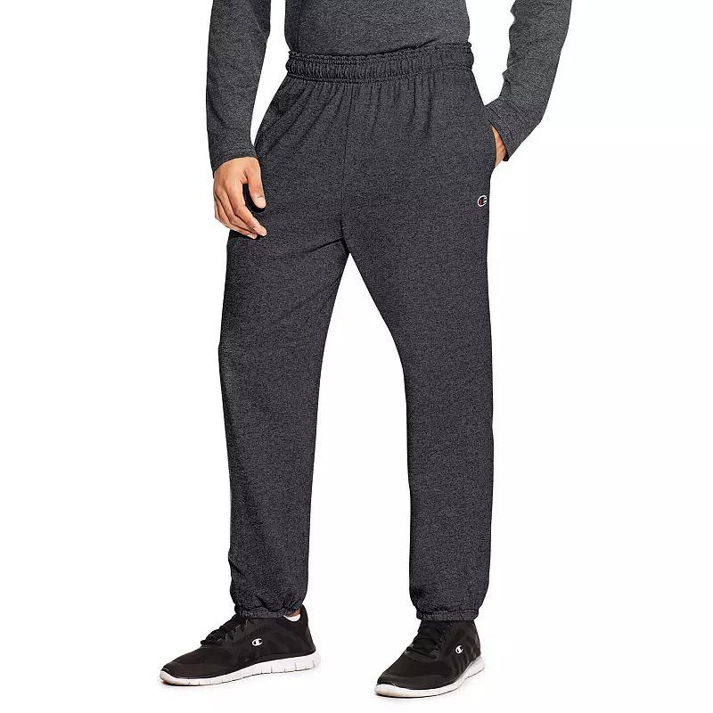 Men's Champion® Cinched Jersey Pants, Size: Small, Granite Grey Product Image