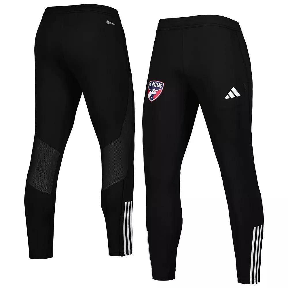 Mens adidas Black FC Dallas 2023 On-Field Team Crest AEROREADY Training Pants Product Image