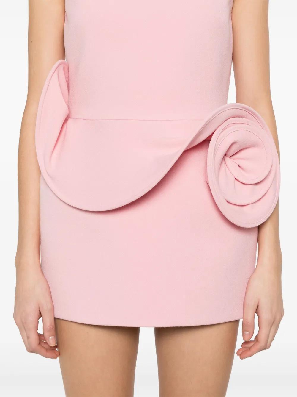 floral-appliqué sheath mini dress Product Image