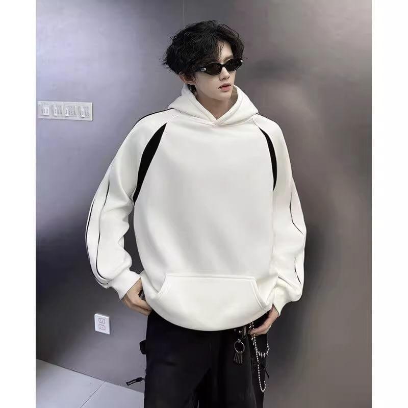 Contrast Trim Hoodie Product Image