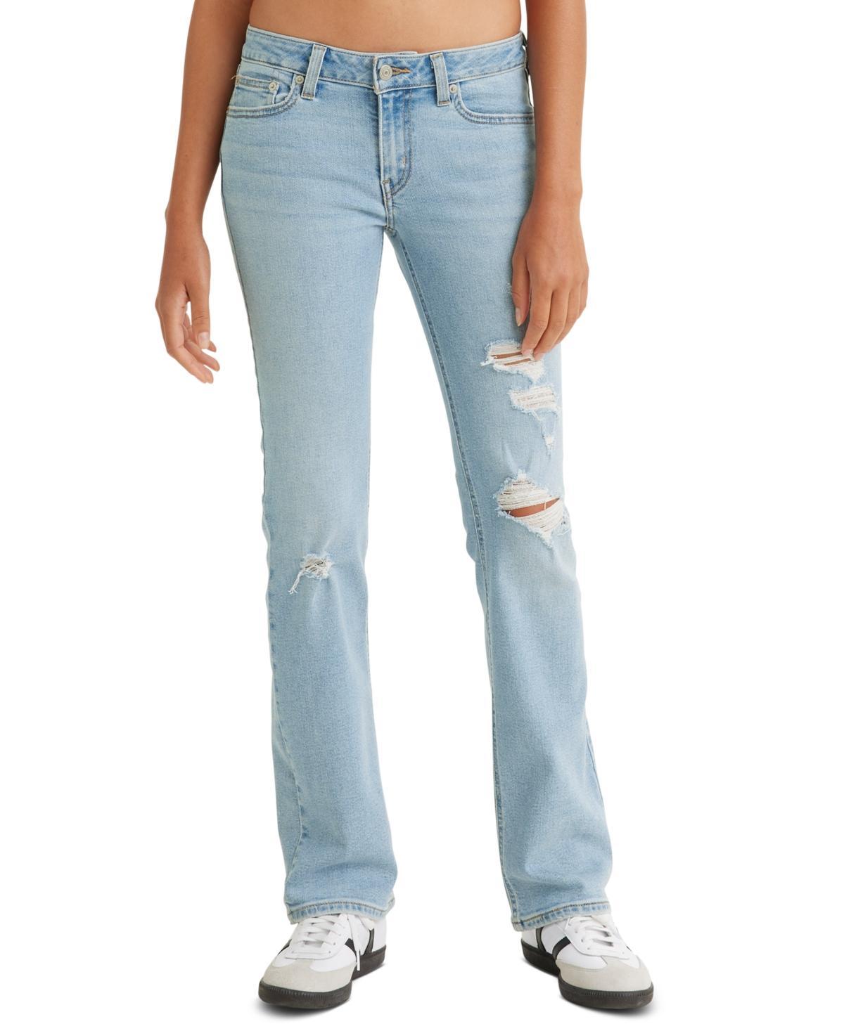 Levi's® Women's Super Low-Rise Bootcut Jeans - All Alone 31: Heavyweight Denim, Slim Fit, Stretch, 32" Inseam Product Image