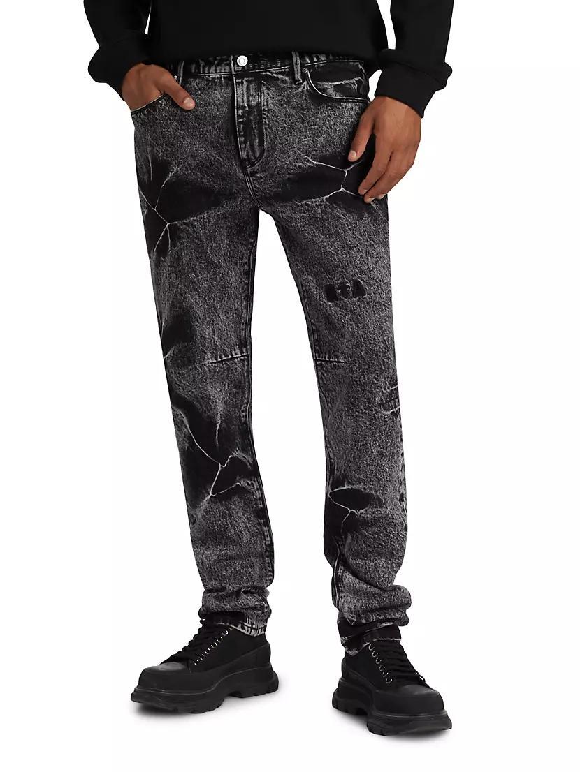 Bryant Flower Acid Wash Jeans Product Image