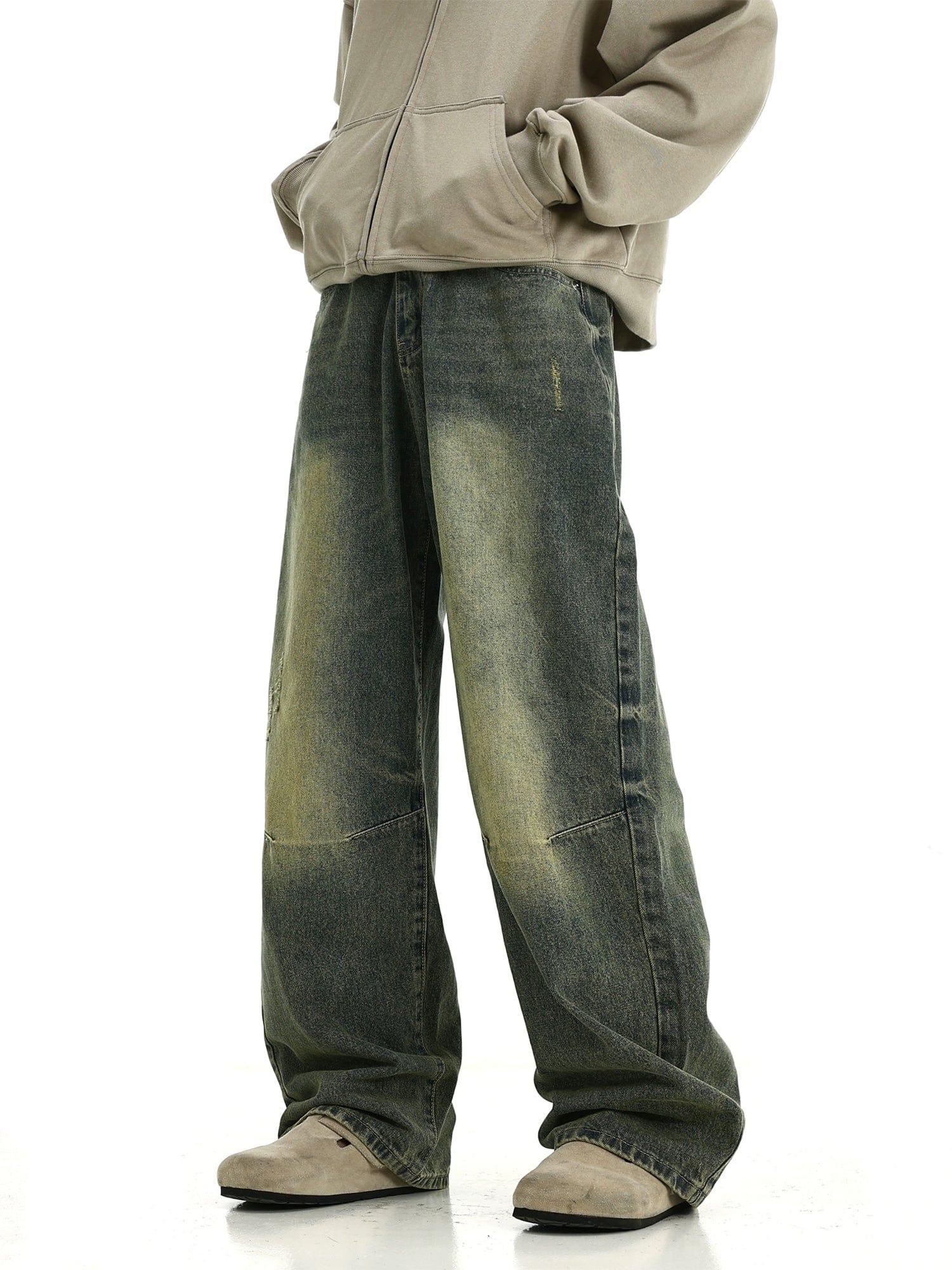 RT No. 11422 BLUE MUD STRAIGHT DENIM JEANS Product Image