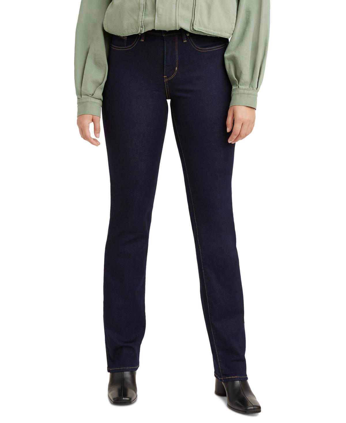 Levis 314 Shaping Straight Leg Mid Rise Jeans Product Image