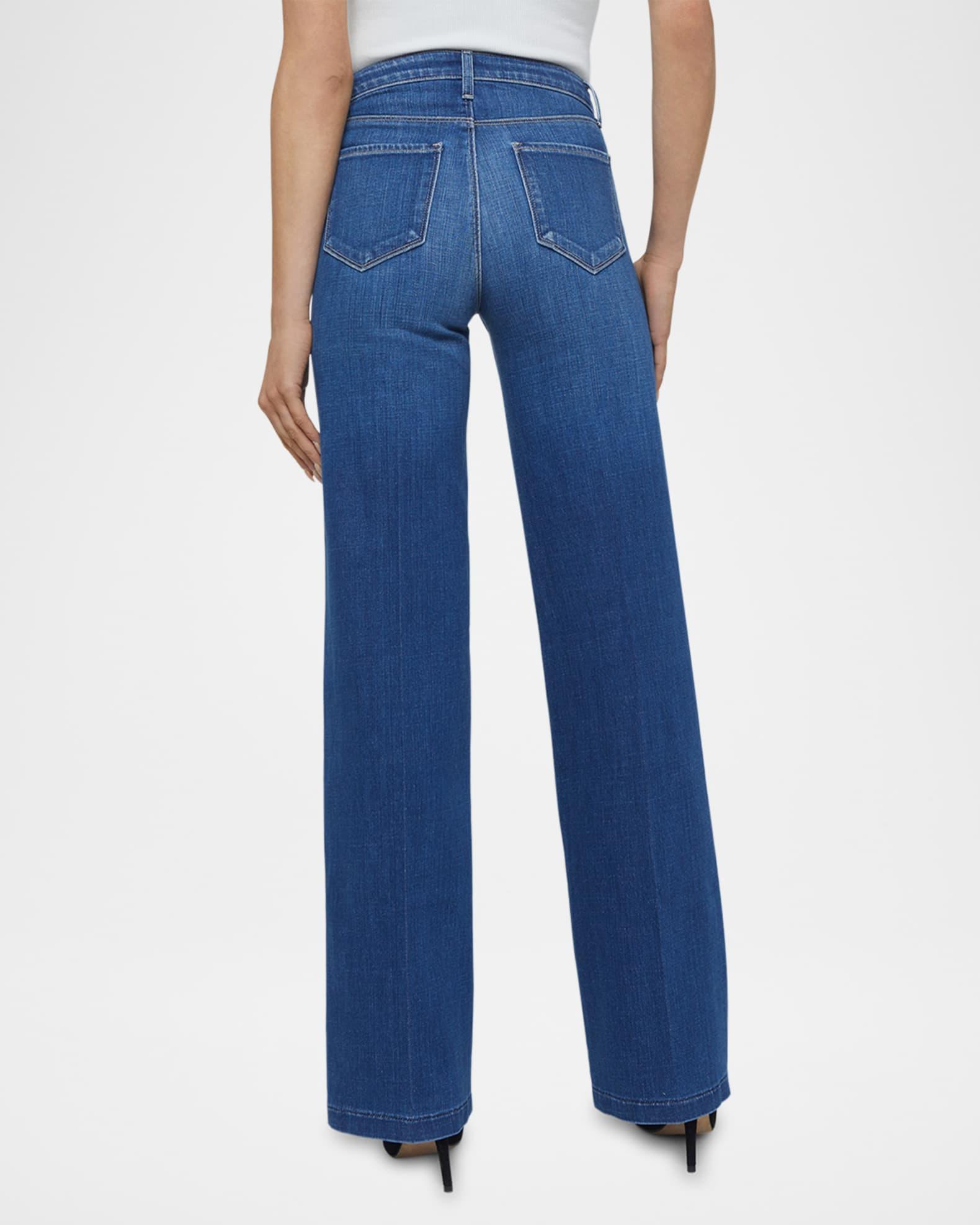 Clayton High Rise Wide-Leg Jeans Product Image