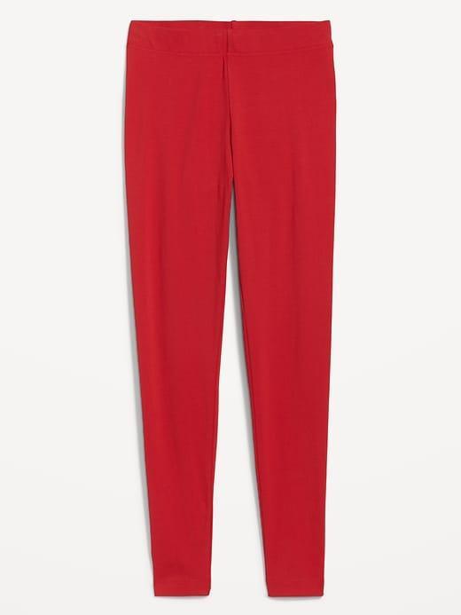 High-Waisted Jersey Leggings Product Image