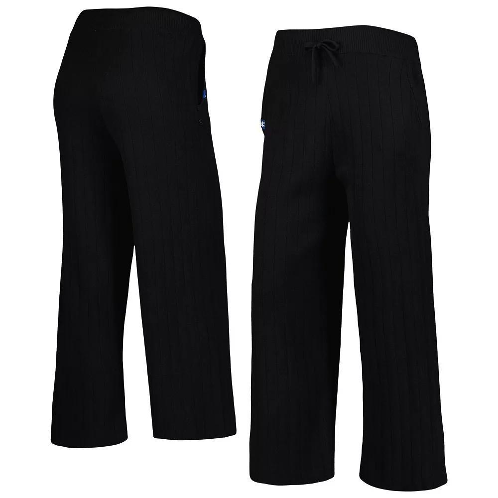 Women's Levelwear Black Los Angeles Dodgers Dream Icon Knit Pants, Size: Large Product Image