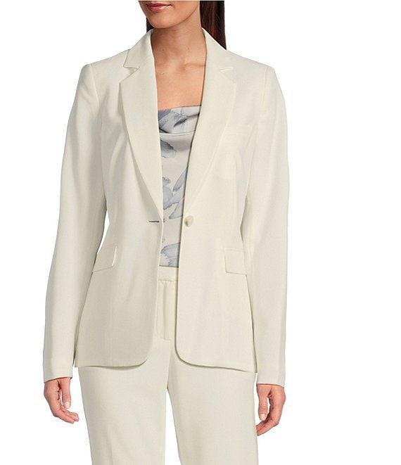 DKNY By Donna Karan Notch Lapel One-Button Jacket Product Image