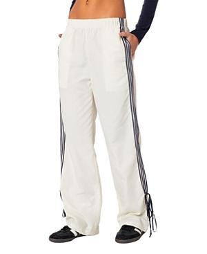 Edikted Remy Ribbon Track Pants Product Image