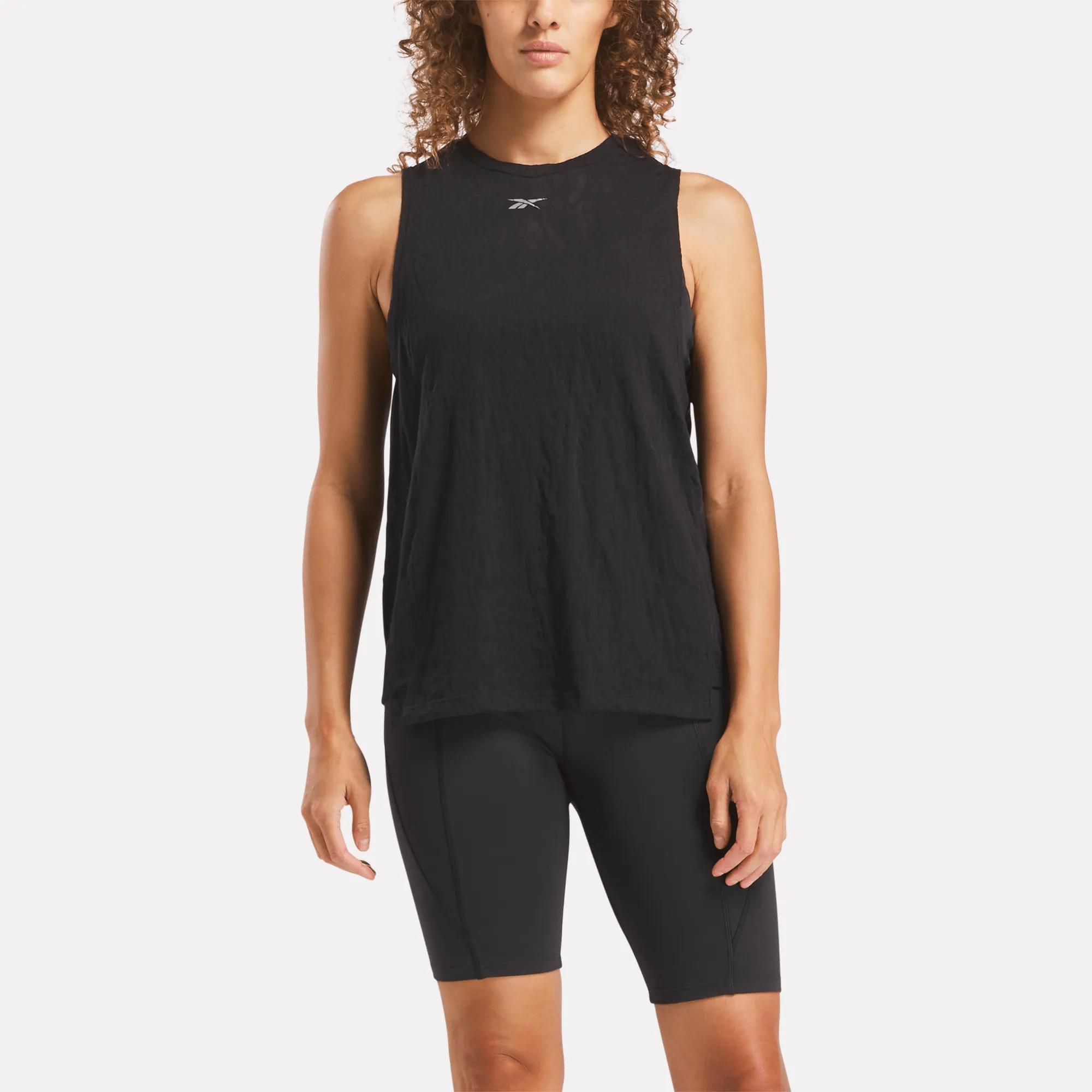 Women's Burnout Muscle Tank Top Female Product Image