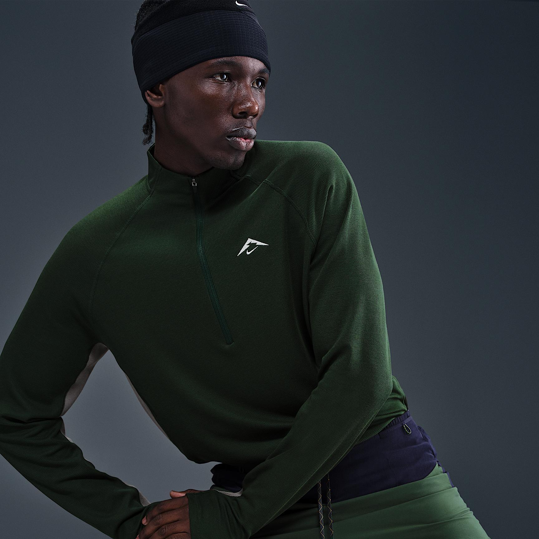 Nike Men's Trail Dri-FIT 1/2-Zip Mid Layer Top Product Image