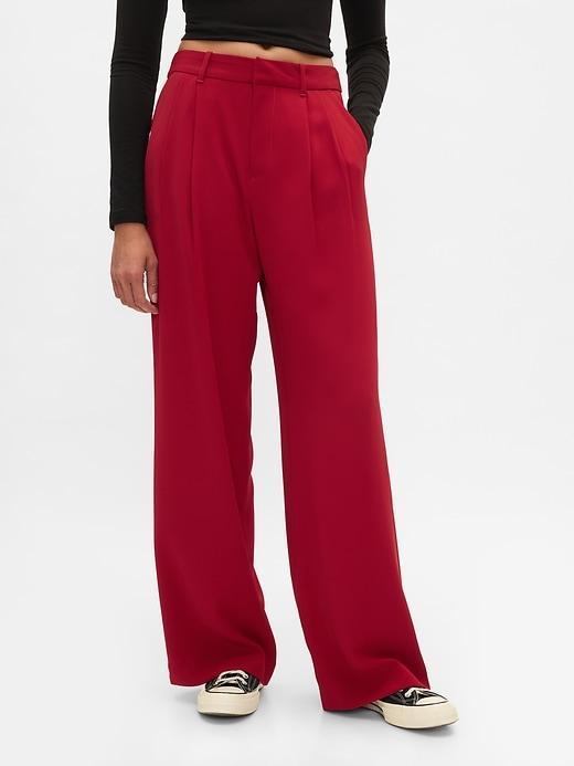 365 High Rise Pleated Trousers Product Image