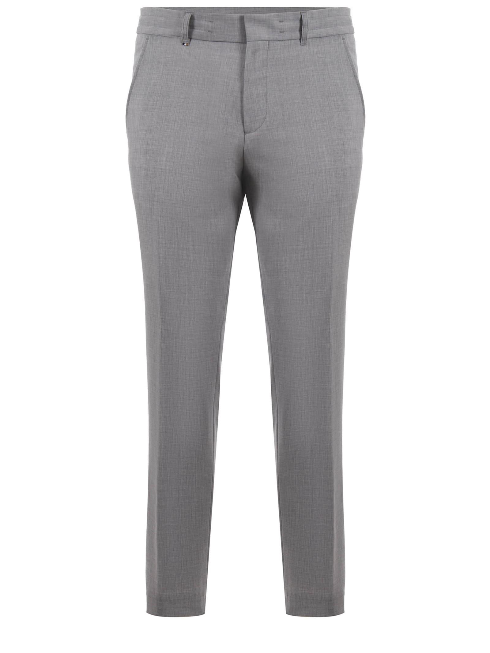 HUGO BOSS Boss Trousers In Grigio Product Image