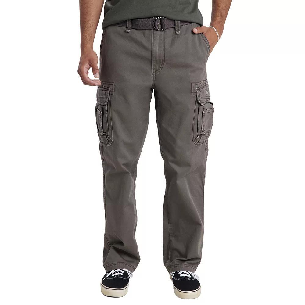 Men's UNIONBAY Cargo Survivor Pants, Size: 42 X 32, Black Product Image