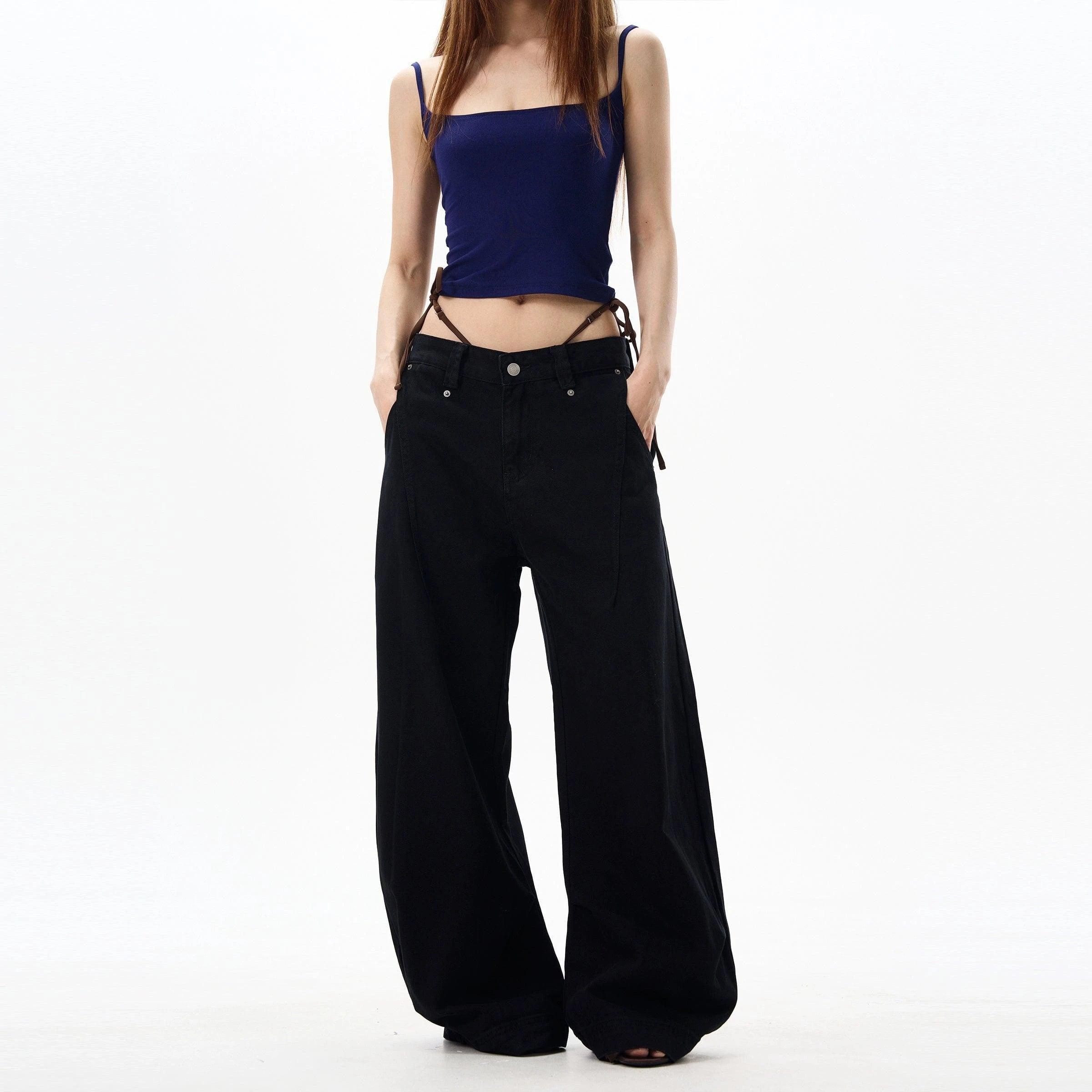 RT No. 18027 CASUAL STRAIGHT JEANS Product Image