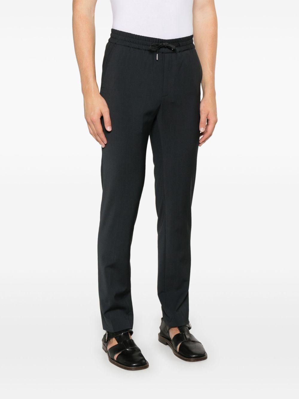 elasticated straight-leg trousers Product Image