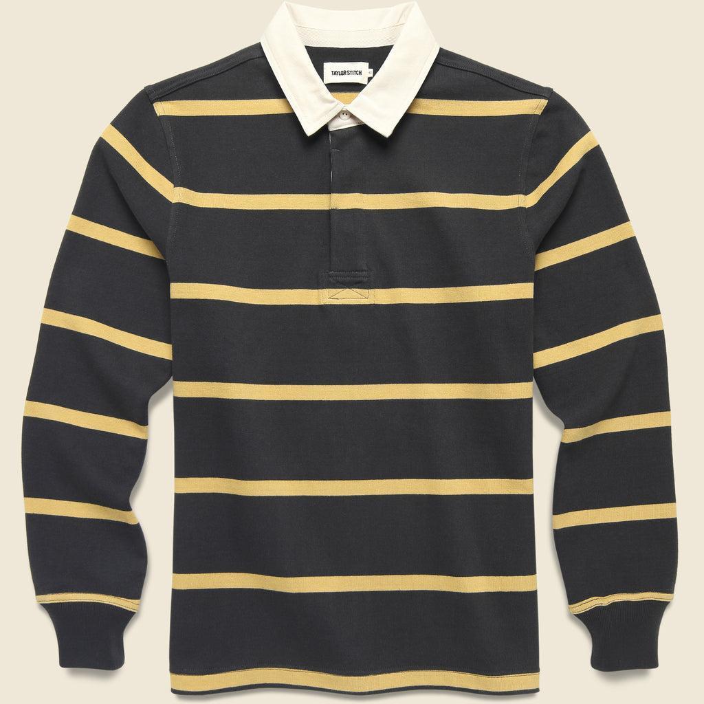 Rugby Shirt - Faded Black Stripe Product Image