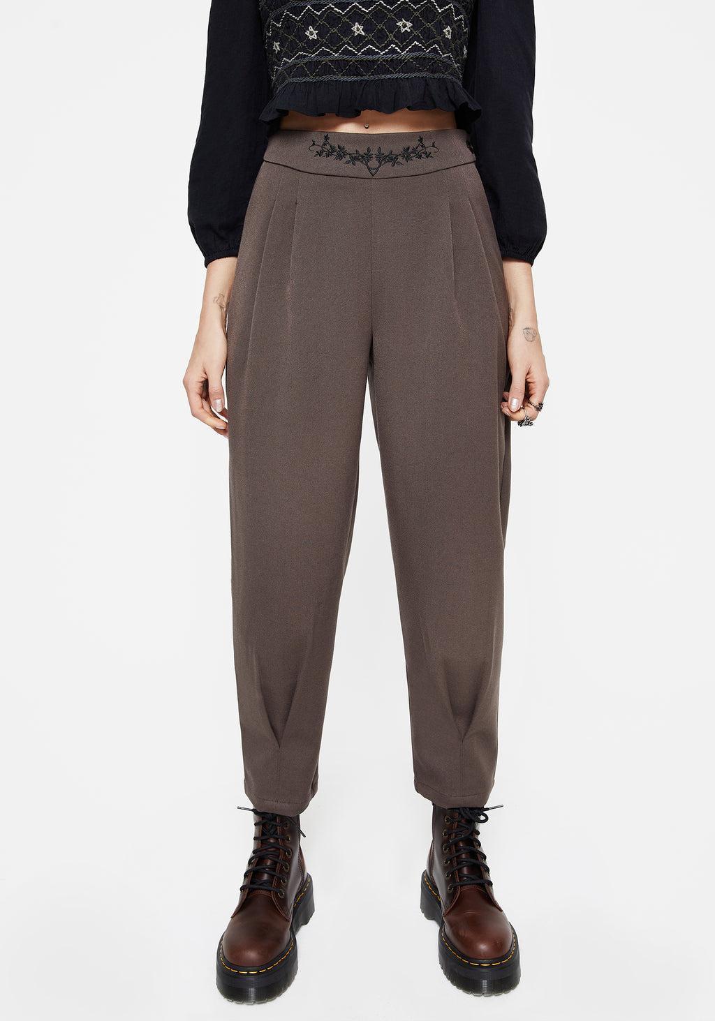 Woodruff Embroidered Balloon Leg Trouser Product Image
