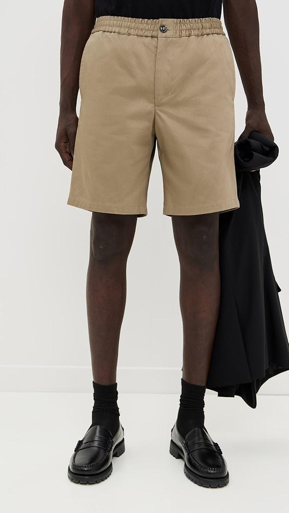 AMI Elasticated Waist Shorts 8" | Shopbop Product Image