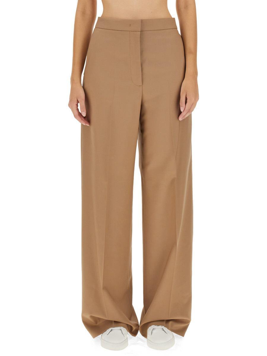 FABIANA FILIPPI Relaxed Fit Pants In Beige Product Image