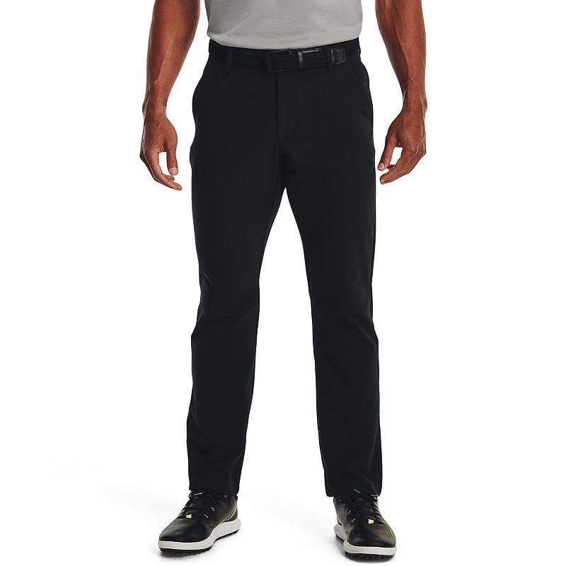 Men's Under Armour Tech Moisture-Wicking Golf Pants, Size: 38X30, Black Navy Product Image