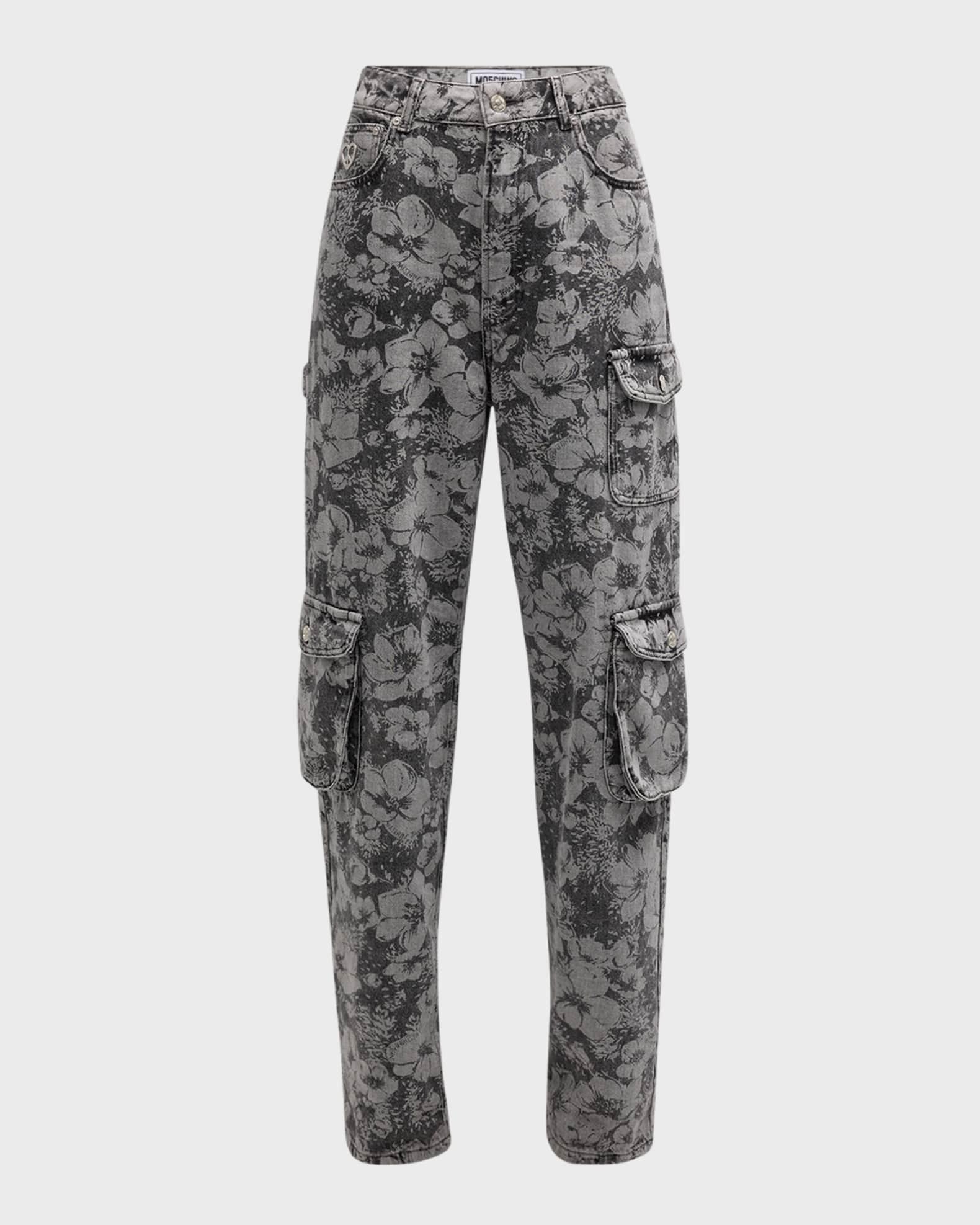 Floral Cargo Pants Product Image