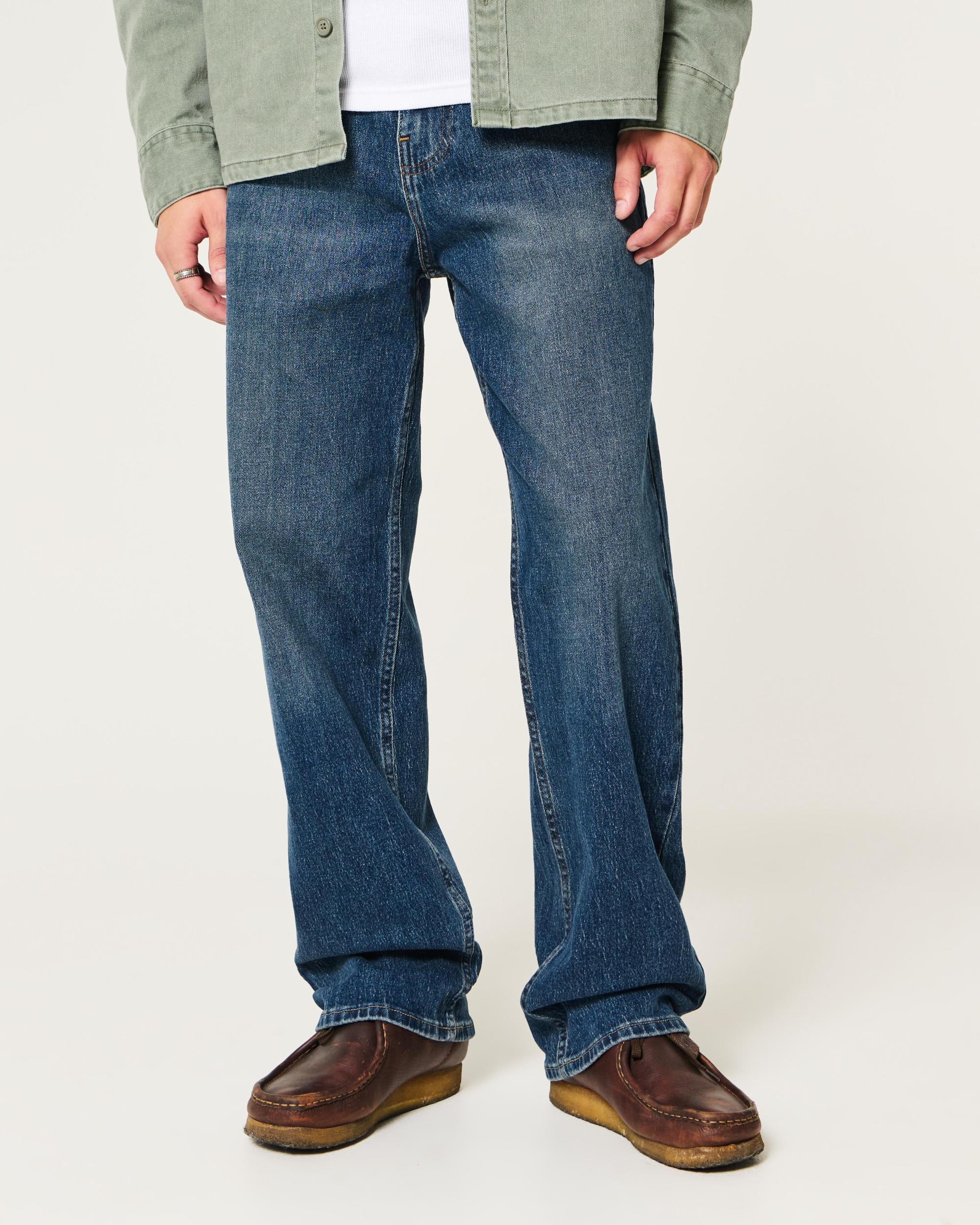 Light Wash Baggy Jeans Product Image