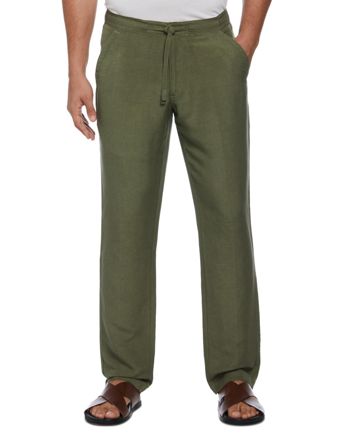 Men's Cubavera Linen Blend Drawstring Pants, Size: XXLARGE 32, Silver Product Image