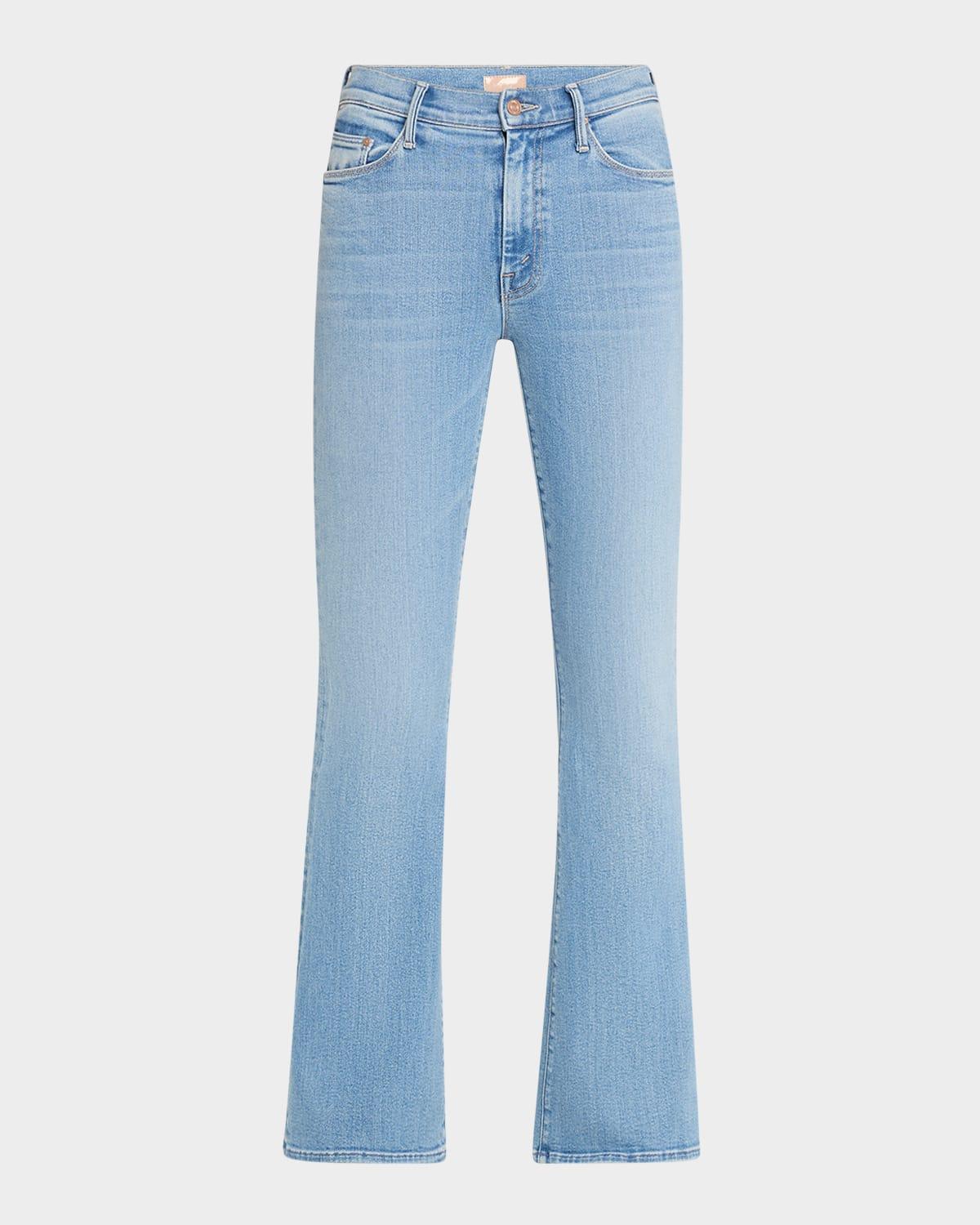 Mother The Weekender Mid Rise Flared Jeans in Layover Product Image