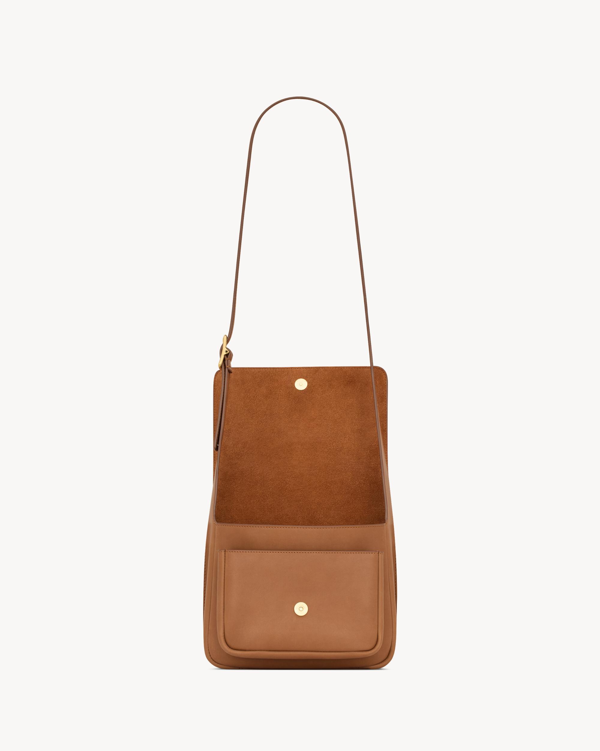 SAINT LAURENT small satchel in leather Product Image
